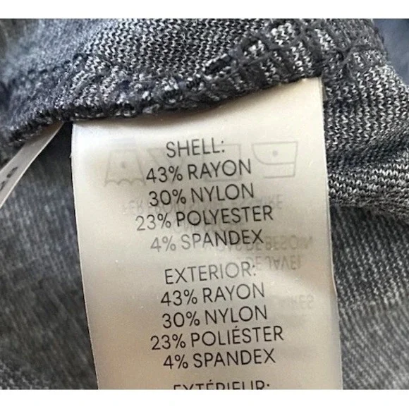 Calvin Klein Womens Pull On Pinstriped Dress Pants Size S Small Elastic Waist - Picture 6 of 6